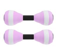 SAFIGLE Aquatic Exercise Foam Dumbbell Set - Pool Fitness Water Aerobic Equipment High Density Eva Resistance Training Set for Weight Loss Women Adults Rehab Workout