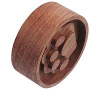 SAFIGLE Aromatherapy Essential Oil Diffuser Wood Round Cat Paw Style, Rosewood Mini Diffuser for Home, Car, and Workspace Fragrance