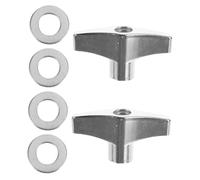 SAFIGLE Assorted Butterfly Wing Nuts Nuts Fasteners for Drum Hardware Replacement