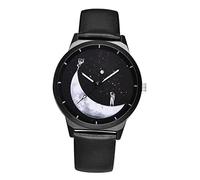 SAFIGLE Astronaut Watch for Men and Women Leather Strap Conceptual Design for Holiday Gifting and Everyday Wear