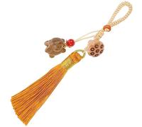 SAFIGLE Auspicious Jade Rabbit Pendant Car Hanging Ornament Cute Keyring Plush Keyring