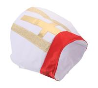 SAFIGLE Authentic Medieval Pope Costume Hat for Adults, Cloth Religious Miter Hat with Vintage Look, Meticulously Crafted Clergy Headwear for Stage Performances and Catholic Church Play