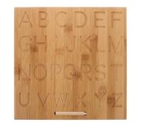 SAFIGLE Bamboo Practicing Board - Grooved Writing Tracing Book Handwriting Skills Toy Home School Supply for Home Children Toddler Learning