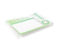 SAFIGLE Banjo Master Chart Laminated Chord Chart for Banjo Players Complete Chord Diagrams and Finger Techniques