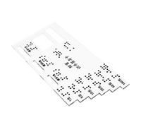 SAFIGLE Banking Accessibility Tool Blind Friendly Braille Money Reader Acrylic Number Board Compact