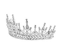 SAFIGLE Baroque Rhinestone Crown Headdress for Women Elegant Wedding Hair Accessory for Proms Birthdays and Special Occasions Adds Charm and Beauty to Your Look