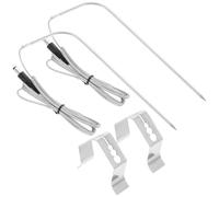 SAFIGLE Bbq Thermometer Probe Replacement with Clip Lightweight Ambient Grill and Oven Temperature Sensor Compatible for Thermopro Cooking and Air Fryer Use