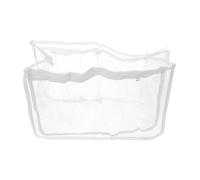 SAFIGLE Beach Bag with Divider Lightweight Portable Clear Cosmetic Storage for Beach Essentials Makeup Travel Durable PVC Design with Ample Space for Towels More