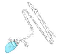 SAFIGLE Beach Necklace Pendant for Women Handmade Jewelry Chic Mediterranean Style for Pool Parties and Birthdays Adds Glamour to Any Outfit
