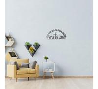 SAFIGLE Bible Scriptures Metal Wall Hanging Decor Inspirational Faith-based Wall Ornament for Living Bedroom Dining Hotel and Shops