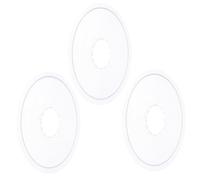 SAFIGLE Bicycle Flywheel Guard 3pcs Plastic Rear Sprocket Protector White