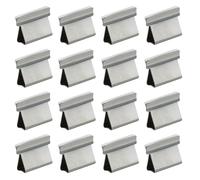 SAFIGLE Binder Clips Reusable Stainless Steel 200pcs with Micro Spring Design for Fast Paper Clamping Flat Binder Clips for Loose Leaf Document Holding for School and Desk Use