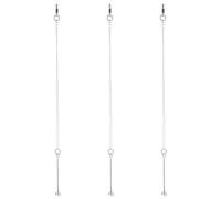 SAFIGLE Bird Food Holder Easy to Skewer Fruit and Vegetables Stainless Steel Hanging Feeder 3pcs Sturdy and Designed to Release Emotions for Parrots and Birds