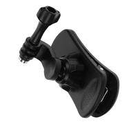 SAFIGLE Black Alloy and PC Camera Clip Mount for Backpack with 360 Degree Rotation and Anti-fall Feature, Strap Mount Holder for Hiking and Climbing Outdoor Activities