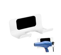 SAFIGLE Blow Dryer Holder Wall-mounted Hair Dryer Stand Aluminum Organize Your Bathroom Easy to Install