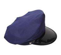 SAFIGLE Blue Breathable Octagonal Captain Hat for Adults, Cosplay Costume Accessory for Stage Performance and Party Role Play