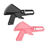 SAFIGLE Body Fat Calipers and Finely Tuned Spring Mechanism 2pcs Measuring Tool for Skinfold Analysis and Body Composition Tracking with Ergonomic Metal Calipers for Home Workouts