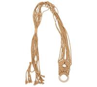 SAFIGLE Boho Macrame Guitar Wall Hanger Handwoven Ukulele Holder for Acoustic Electric Bass Secure and Stylish Instrument Storage Decorative Wall Mount for Home Music Spaces