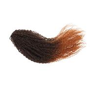 SAFIGLE Brazilian Afro Curly Braiding Hair Extensions Lightweight Micro Crochet Water Wave Synthetic Fiber for African Festivals and Everyday Wear