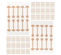 SAFIGLE Breathable Self-Adhesive Nasal Patches 50Pcs 3.2Cm Elastic Nose Contour Strips for Discreet Reshaping and All-Day Comfort