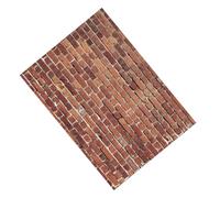 SAFIGLE Brick Pattern Panels with Faux Backdrop Photography Retro Wall Photo, Polyester Material, for Background Decoration Prop Wedding Graduation Themed Party