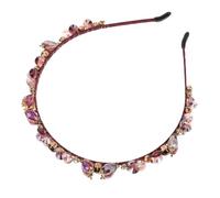 SAFIGLE Bridal Baroque Hair Bands Sparkling Crystal Headband for Weddings and Parties Handcrafted Decorative Jewelry Headband with Comfortable Fit Versatile Elegant Hair Hoop for Women