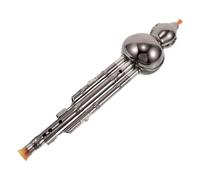 SAFIGLE C Key Hulusi Flute Silver-plated Three-tone Woodwind Instrument for Beginners and Professionals Gourd Musical Instrument with Refined Sound Clarity Versatile C Key Tuning for