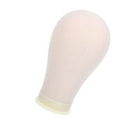 SAFIGLE Canvas Manikin Head t Pin Holder 21 Inch Soft Cork Fabric Display Mannequin for Wig Styling and Hairdressing Training