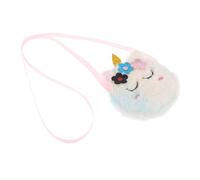 SAFIGLE Cartoon Unicorn Shape Storage Bag Unique Cross Body Shoulder Bag for Tie Dye Design Practical Coin Storage for Parties School Shopping