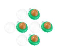 SAFIGLE Cat Lickable Treats 4pcs Made of ABS Sugar Candy Balls with Cover, Suitable for Kitten and Cat Care and Tongue Movement Improvement