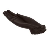 SAFIGLE Ceramic Incense Stick Holder Stick Incense Burner Black Ceramic Buddha's-hand Shape for Buddhist Home Meditation Aid