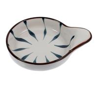 SAFIGLE Ceramic Soy Sauce Dipping Dish with Deep Mouth Design Versatile Condiment Plate for Oil Vinegar Nuts Fruits and Desserts Elegant Plain Color Porcelain Serving Bowl for Dining Table