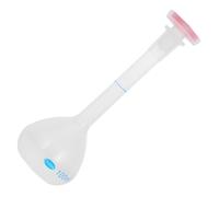 SAFIGLE Chemistry Laboratory Volumetric Flask Transparent Plastic Reagent Measuring Flask with Leakproof Cap Accurate Liquid Storage for Scientific Experiments