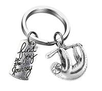 SAFIGLE Chic Sloth Key Holder Pendant Creative Key for Bags Backpacks Animal Design for Personalizing Your Accessories