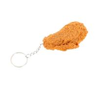 SAFIGLE Chicken Novelty Keyring Fried Chicken Keyring Decorative Keychain Imitation Food Pendant