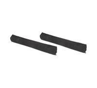 SAFIGLE Clarinet and Mini Saxophone Storage Bags 2pcs Oxford Fabric in Black with Waterproof Zipper Design for Protective Music Instrument Carrying