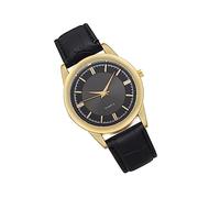 SAFIGLE Classic Retro Quartz Watch for Men Black Face with Alloy Case Comfortable Leather Band Hypoallergenic for Wedding and Thanksgiving Occasions