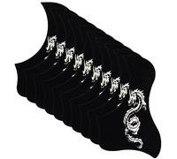 SAFIGLE Classical Guitar Pickguard 10pcs Folk Acoustic Guitar Pickguard Dragon Pattern Excellent Craftsmanship