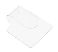 SAFIGLE Clear Acrylic Makeup Mixing Palette Portable Handheld Nail Art Manicure Foundation Tray Transparent Cosmetic Color Mixing Plate for Precise