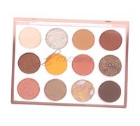 SAFIGLE Color Eyeshadow Palette Matte Shimmer Powder Makeup Tray Compact Lightweight Eye Shadow Case for Women Party Night Club Use