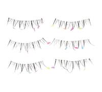 SAFIGLE Colorful Love False Eyelashes for Cosplay Makeup Performance Eyelashes Lash Kit for Parties Events