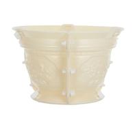 SAFIGLE Concrete Bonsai Pot Mold for DIY Planter Making, Sturdy Beige Plastic Mold with Stability and Versatile Application, for Gardening and Indoor Outdoor Use