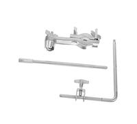 SAFIGLE Cowbell Mount Holder Clamp with Extendable Bent Arm and Secure Lock Drum Rack Bracket Compatible with Drum Stands for Percussion Accessories and Jam Block Attachment