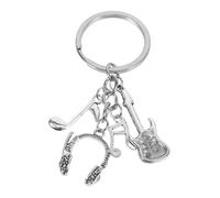 SAFIGLE Creative Musical Note Keychain Key Holder with Detailed Music Instrument Pendant for Music Lovers and Everyday Key Organization