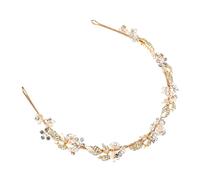 SAFIGLE Crystal Rhinestone Bridal Hair Hoop Delicate Flower Wedding Headband for Brides and Guests Elegant Setting Hairpiece for Parties Proms and Special Occasions