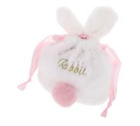 SAFIGLE Cute Bunny Drawstring Pouch Kawaii Makeup Bag for Travel Essentials Versatile Storage for Cosmetics Craft Supplies and Treats Durable with Japanese Style Design