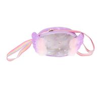 SAFIGLE Cute Crossbody Bag for Glitter Wing Decorative Purse Lightweight Shoulder Handbag with Cartoon Patterns for School and Birthday Celebrations