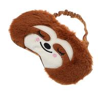 SAFIGLE Cute Sloth Sleeping Mask - Animal Sleep Eye Plush Blindfold for Kids Girls Boys Women Men Travel Nap Night Sleeping and Relaxation