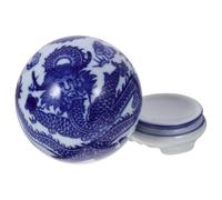 SAFIGLE Decorative Ceramic Ball Ornament with Mini Size Design and Versatile Use, Creative and Unique Porcelain Sphere for Home and Office Décor