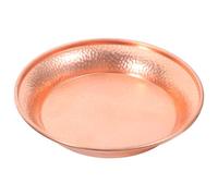 SAFIGLE Decorative Pet Feeding Dish with Spill-free Design Hammered Copper Cat Bowl and Refined Luxury Finish Suitable for Cats and Animals, for Ritual Bowl or Party Decoration